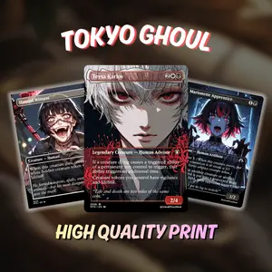 Proxy Commander Deck – To.kyo G.houl Theme – Full 100 Card Deck – High Damage Dark Commander Strategy – Custom Anime Art