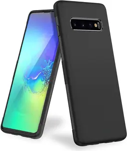 Case for  Galaxy S10 (6.1 Inches)  Ultra-Thin Frosted TPU  Protective Case for Galaxy S10 [Shockproof, Scratch-Resistant & Anti-Fingerprint] C Black