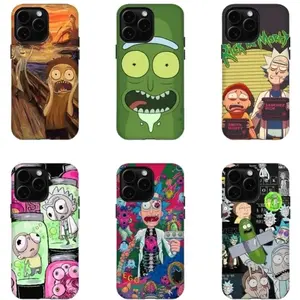 Rick and Morty Crazy Universe Phone Case Cover Compatible with iPhone X, 11, 12, 13, 14, 15, 16, 17 Plus Pro Promax & SS Galaxy S21-25 Series