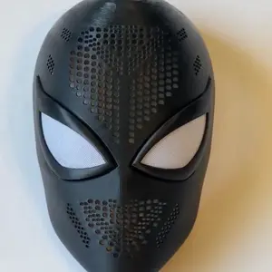 Spiderman Faceshell, Checchetto Style, Custom 3D Printed Mask, Magnetic Lenses, Personalized Cosplay Prop, Durable PETG Faceshell
