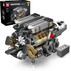 Mould King 10131 W16 Engine Building Kit - Build Your Own Petrol Car Engine Toy for Kids/Teens 10+ Years (952 Pcs)