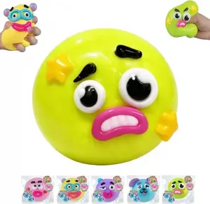 HappyDoggo Smushers Squishy Toy, 5-PackMoldable Slow Rise Squishy, Super SoftStretchable Stress Relief Squeeze Balls forAnxiety, Funny Dog Face Sensory Fidget Toy,Sensory Stress Reliever for Adults Kids, Cute Desk Decor