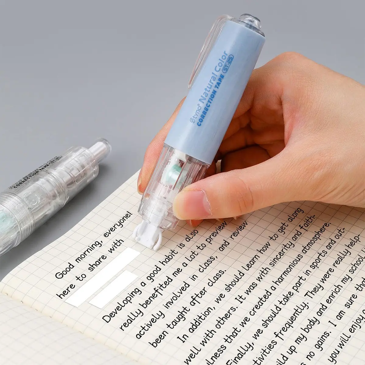 1pc Letter Graph Correction Tape, Office Multi-Purpose Eraser, School Correction Tape, Replaceable Core Four-Color Silent Eraser, Writing Tools, Stationery Supplies