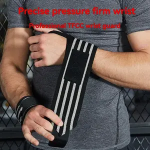 Sports Compression Wristband Elastic Bracelet, Basketball Wristband, Weightlifting Sports Wrist Support Bandage, Anti-Twist Wrist Wrap for Men and Women, Workout Straps