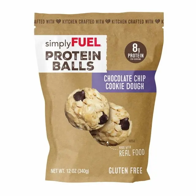 simplyFUEL Chocolate Chip Cookie Dough Protein Balls, 12 oz.