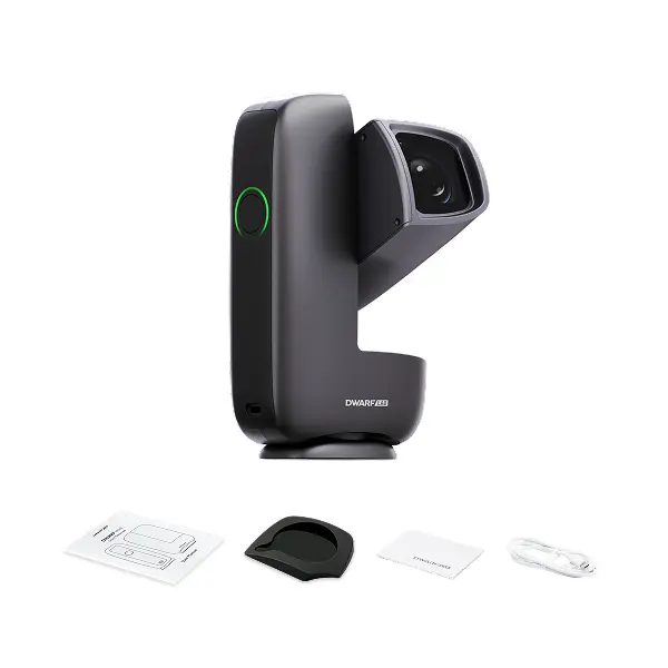 DWARFLAB DWARF mini Smart Telescope - 1.85lb Ultra-Portable Astronomy Telescope for Astrophotography with Built-in Filters, Auto GOTO, AZ/EQ Mode and Cloud Processing, Ideal for All Ages