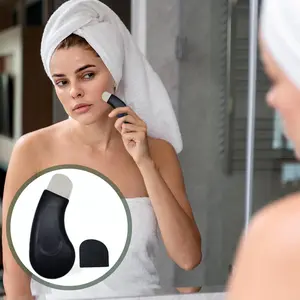Silicone Blackhead Spatula, Handheld Blackhead Cleaning Shovel, Facial Skin Care Tool, Blackhead Remover Tool for Cleaning Clogged Pores on The Face and Cleansing Facial Oil