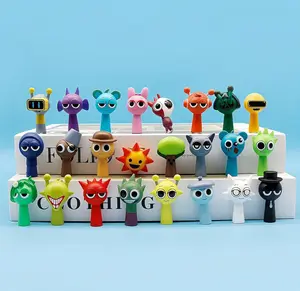 24pcs Sprunki Action Figures Set, Music Game Collectible Dolls, Unique Christmas & Birthday Gifts for Adults & Youngsters, Whimsical Art Style Figurines, Perfect for Car & Desktop Decor, Holiday Gifts Toyset Collector Set