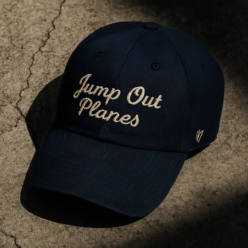 Vintage JUMP OUT PLANES x Navy Dad Cap