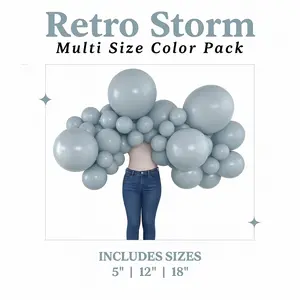 Retro Storm  Balloon Pack with Optional Add-Ons