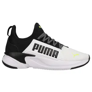 PUMA Mens Softride Premier Running Sneakers Shoes - Black, White