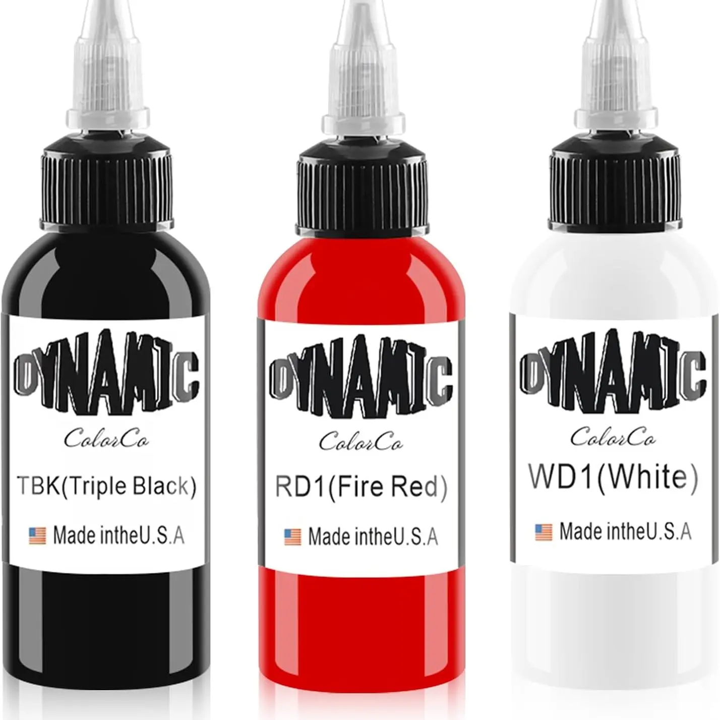3 Bottles Tattoo Ink Set, Permanent Body Art, Classic & Elegant (30ML), Ideal for Tattoos, Long-Lasting