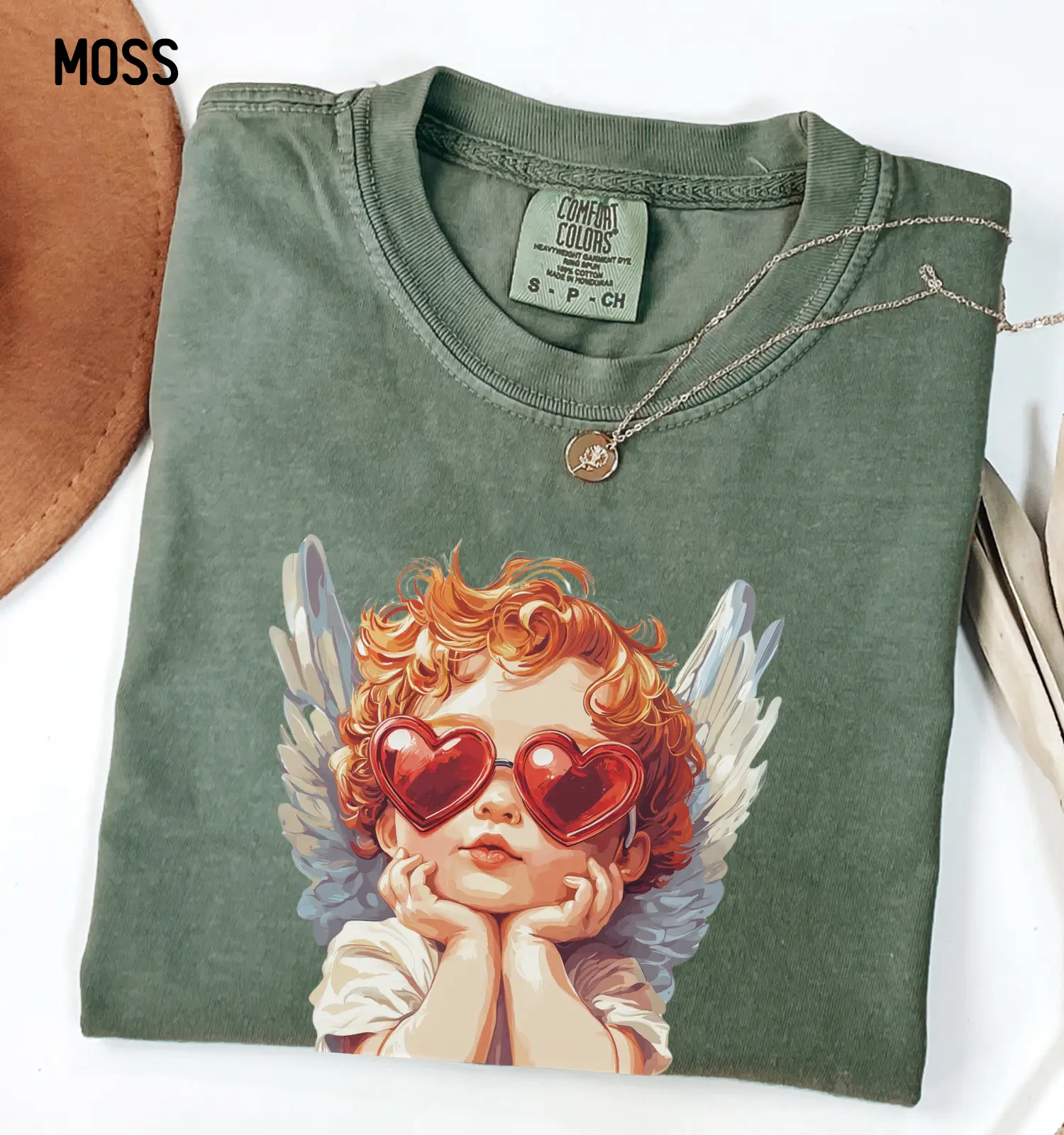Vintage Cupid Valentines Day Shirt, Cherub Tshirt, Unisex Comfort Colors
