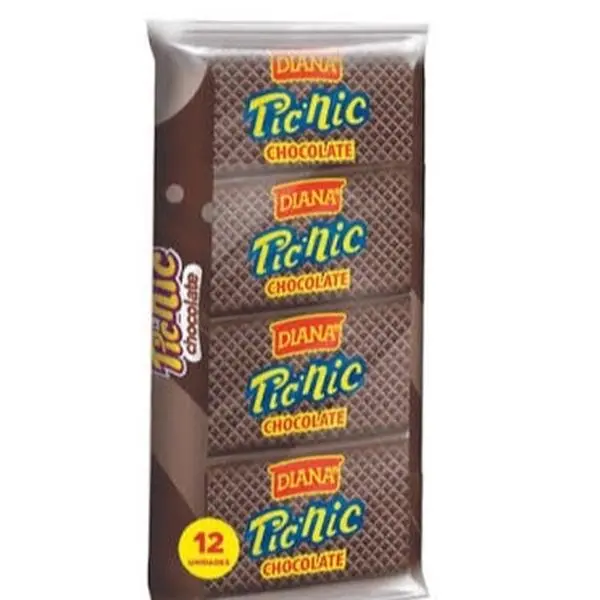 3 Pic•Nic chocolate sugar wafers - 8 bars 3 Pic•Nic chocolate sugar wafers - 8 bars