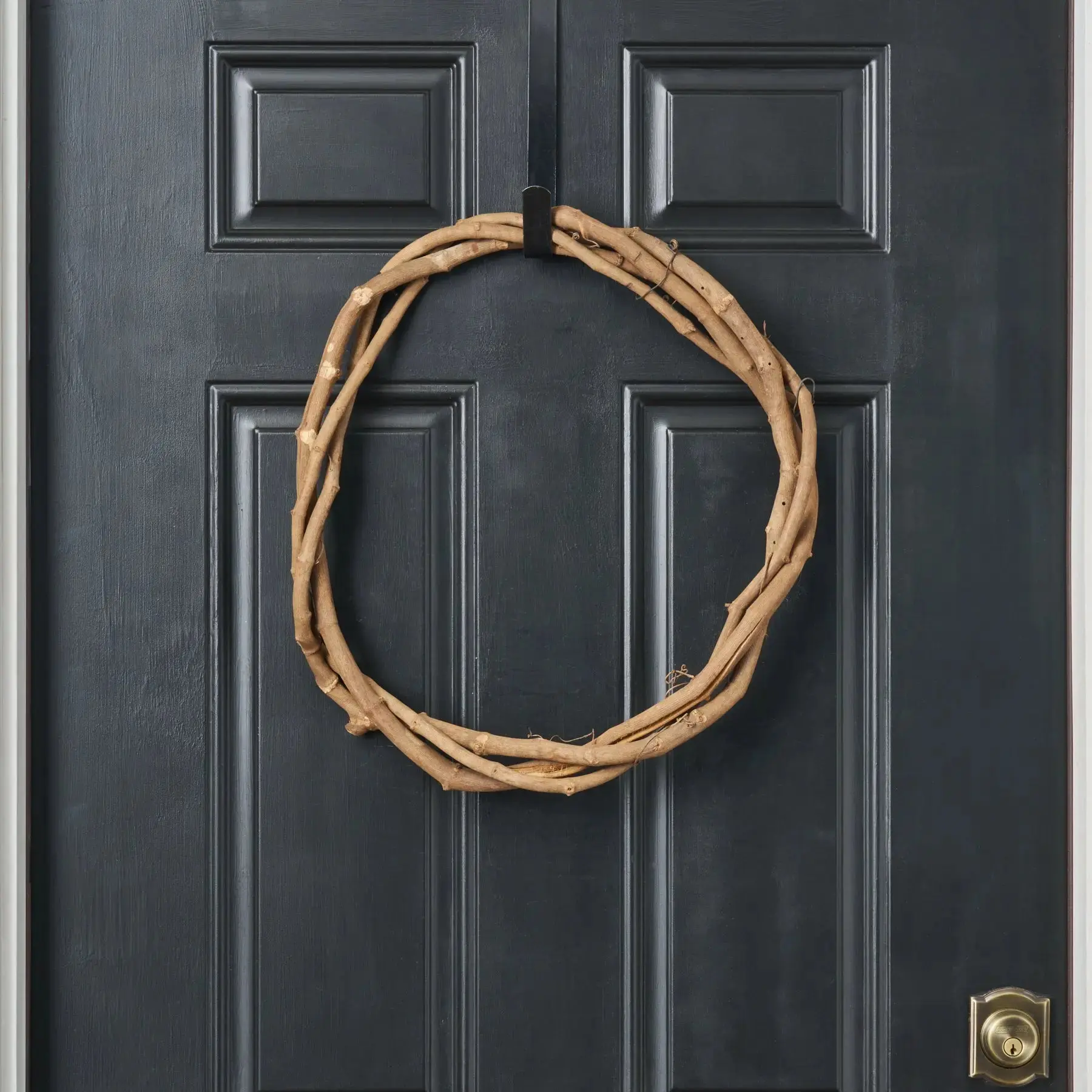 All Seasons Natural Broad Vine Brown Twig Everyday Wreath - 18"