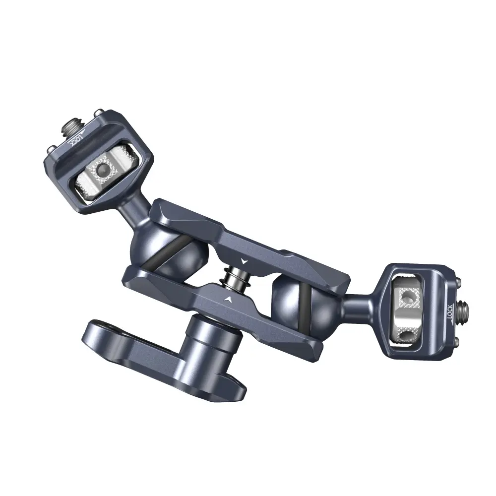SmallRig Camera Magic Arm, Flexible Articulating Arm with 1/4” Screws, Field Monitor Mount with Dual Ballhead, Aluminum - 3873