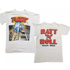 Vintage Ratt T-shirt Sweater Retro Music Tour 1984 Graphic Tee