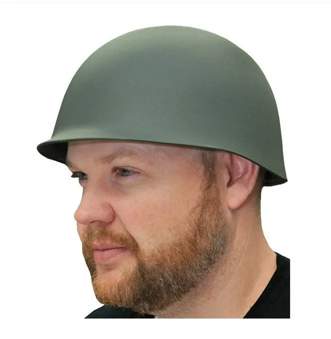 Army Helmet - Matte Green - Costume Accessory - One Size