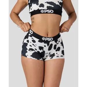 PSD Women's Cow Girl Boy Short Underwear - Comfortable, Breathable, Ultra-light Fabric