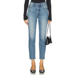 PISTOLA Bri Ankle High Rise Slim Straight Jeans in Charleston