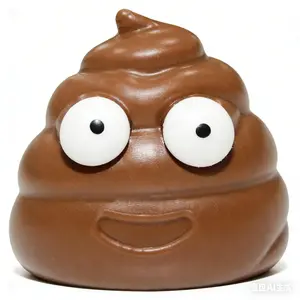Cute Fidget Squeeze Poo Toy Stress Balls Gifts, Stress Relief Sensory Funny Poop Shape, Teens and Adults Fidget Joke Prank Toy for Party Favors
