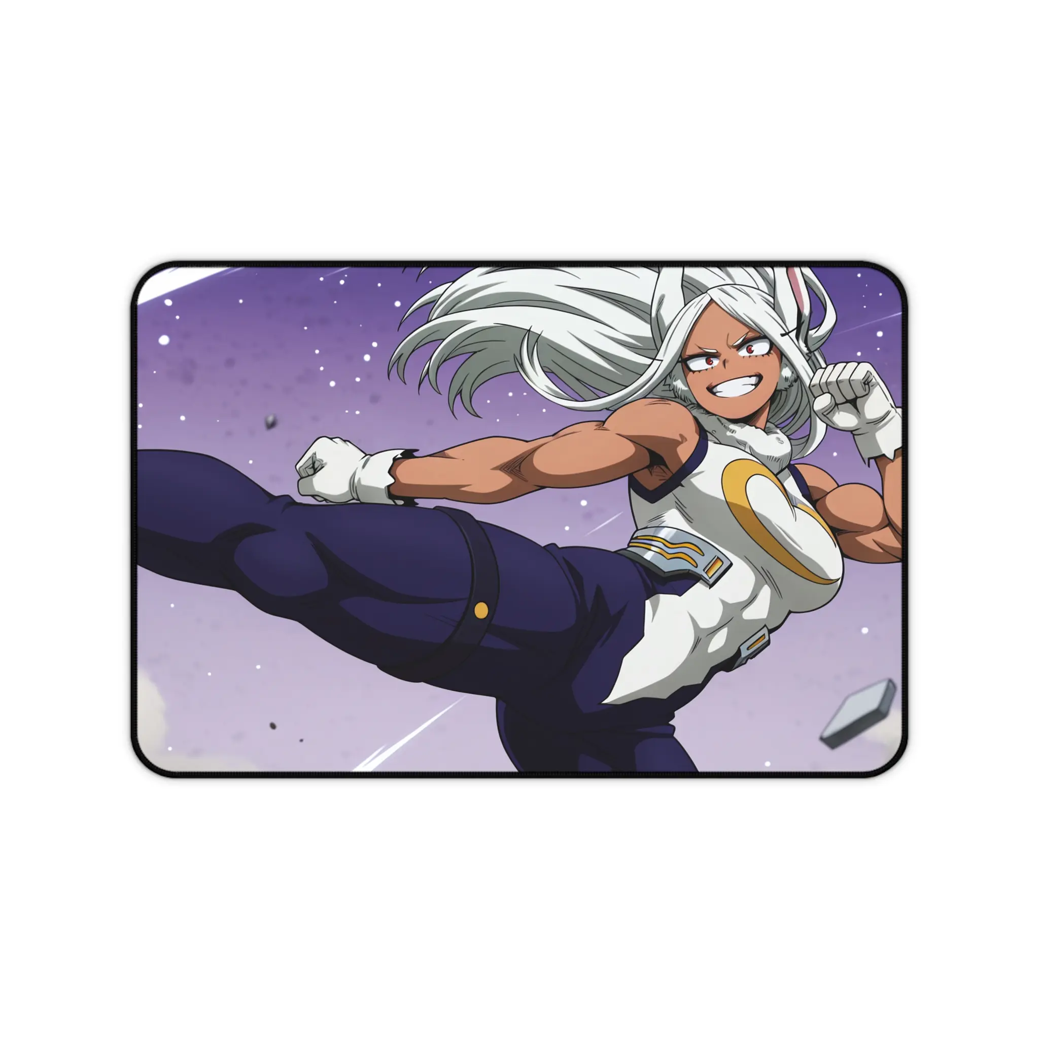 Mirko My Hero Academia Desk Mat | Action Kick Hero Art