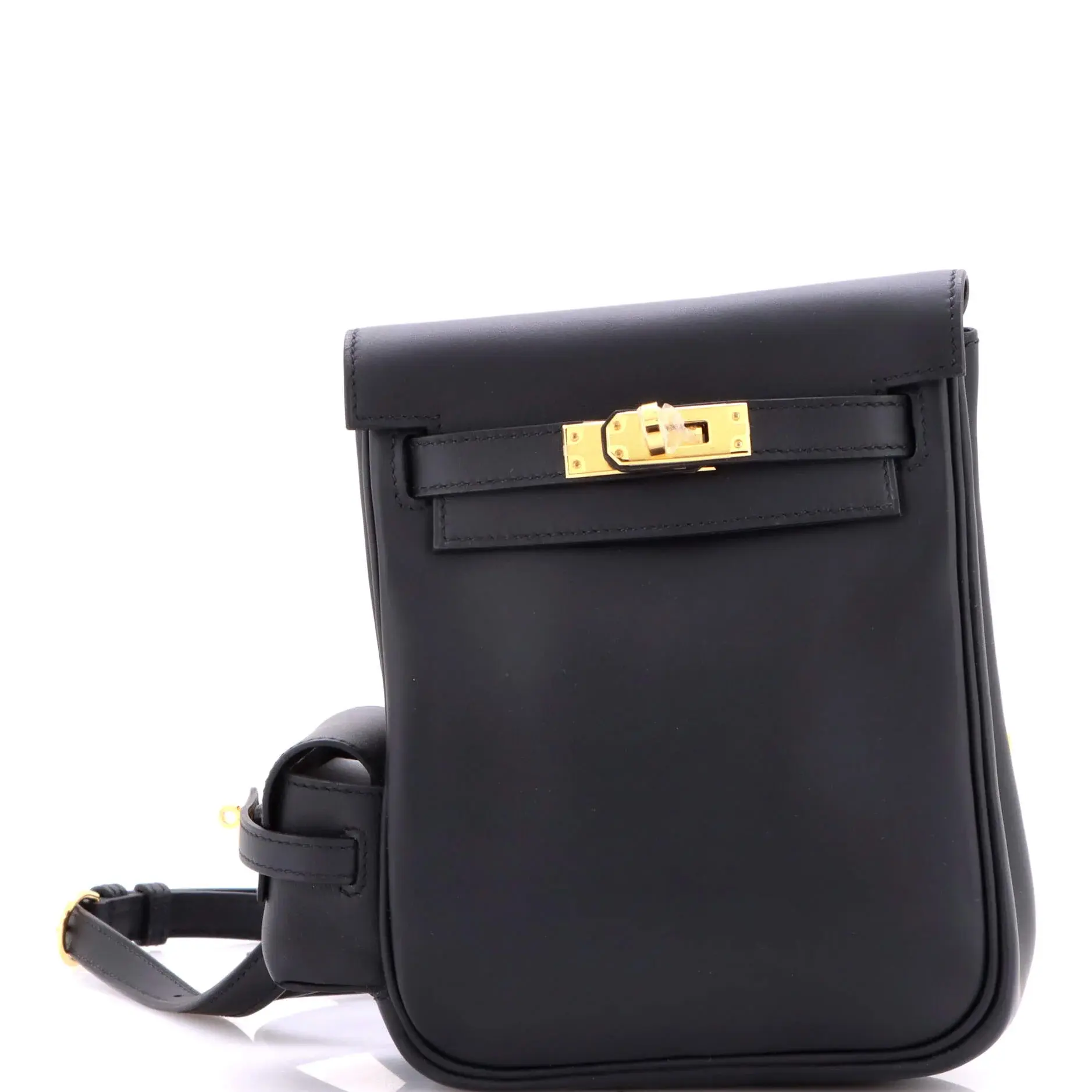 Pre-owned HERMÈS Leather Backpacks Hermes Kelly Jump Backpack Swift Mini by Rebag