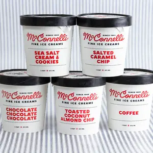 MCCONNELL'S FINE ICE CREAMS 5-PACK: Dads & Grads Ice Cream Dessert Bundle - Assorted Flavors in Classic Pint Packaging