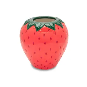 STRAWBERRY SHAPED VASE STRAWBERRY SHAPED VASE