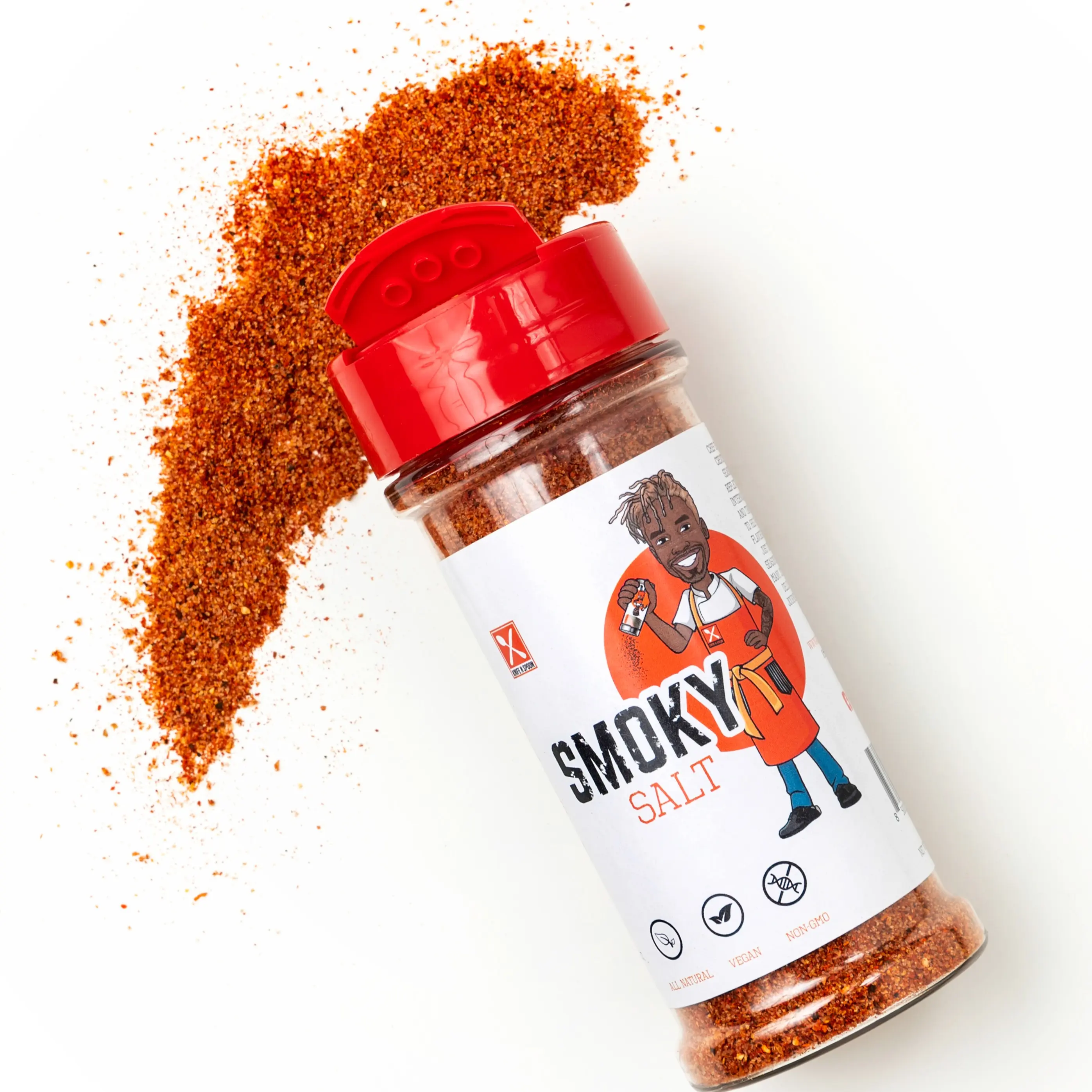 Smoky Salt Seasoning, Premium Cooking Spice for Savory Dishes, Staple Herb & Seasoning for Home Kitchens