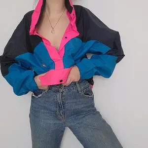 Vintage 80s Colorblock Windbreaker