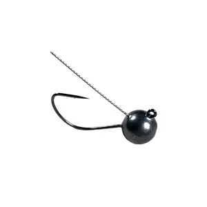 Weedless Weighted Wacky Jig Hook 4Pack Chrome
