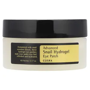 CosRx Advanced Snail Hydrogel Eye Patch, 60 Patches, 3.17 oz (90 g)