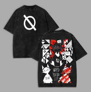 Night in The Woods Mae Borowski T-Shirt Double Printed Unisex Acid Washed Lightweight Cotton T-Shirt, Gothic Shirt, Video Game Shirt, Gamer Gift, Unisex Clothing hood ville star labs shirt