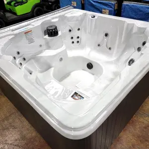 8 Person Hot Tub Spa w/ 38 Stainless Jets Colored LED Lights - MDL-3 - GSI-8