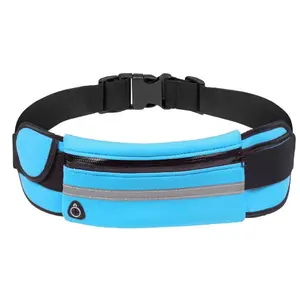 Running Belt for Men Women Marathon Fitness Waist Pack Phone Holder Water Bottle Belt Sweatproof Lightweight Hiking Travel Hands Free Hydration Belt with Zipper Pockets Secure Hands-Free Hydration Ready