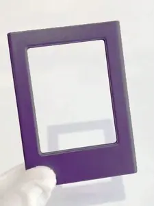 1Set Multi-color 3-inch Magnetic Plastic Photo Frame, Magnetic Fridge Magnet, for instant camera photo and mini card display, suitable for personalized home refrigerator decoration, Halloween gift, Christmas gift, Home Decor Accessory.