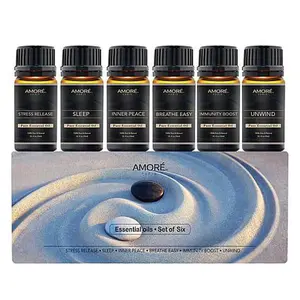Amore Paris Well Being Yoga Aromatherapy Essential Oil Gift Set