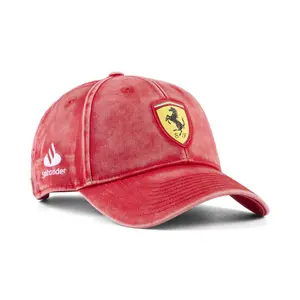 PUMA Mens Scuderia Ferrari Replica Desert Sun Baseball Cap Casual - Red