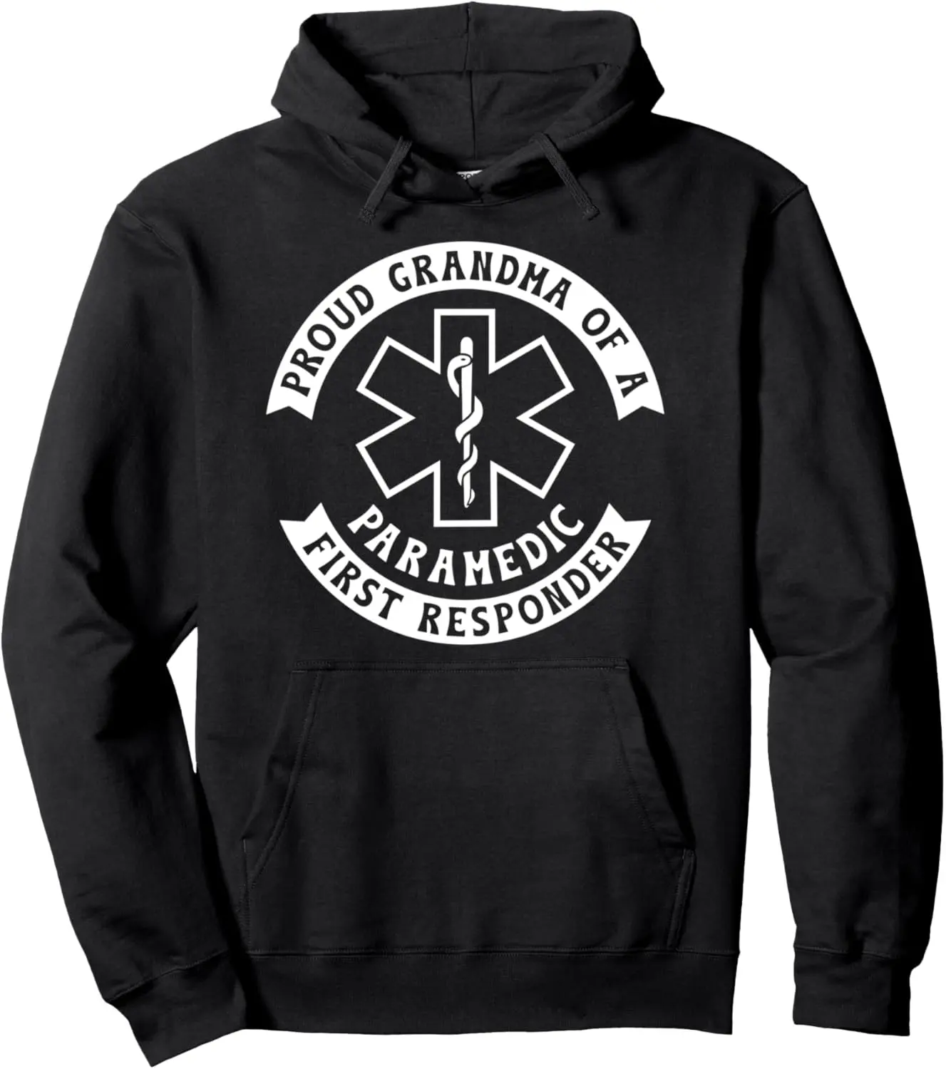 Proud Grandma Of A Paramedic Grandma Paramedic Grandmother Pullover Hoodie