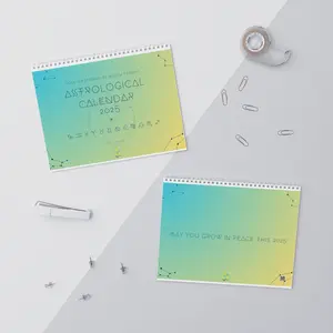 2025 Astrology Calendar with Moon & Retrograde Planet Transits for Soul Awakening and Finding Spiritual Guidance