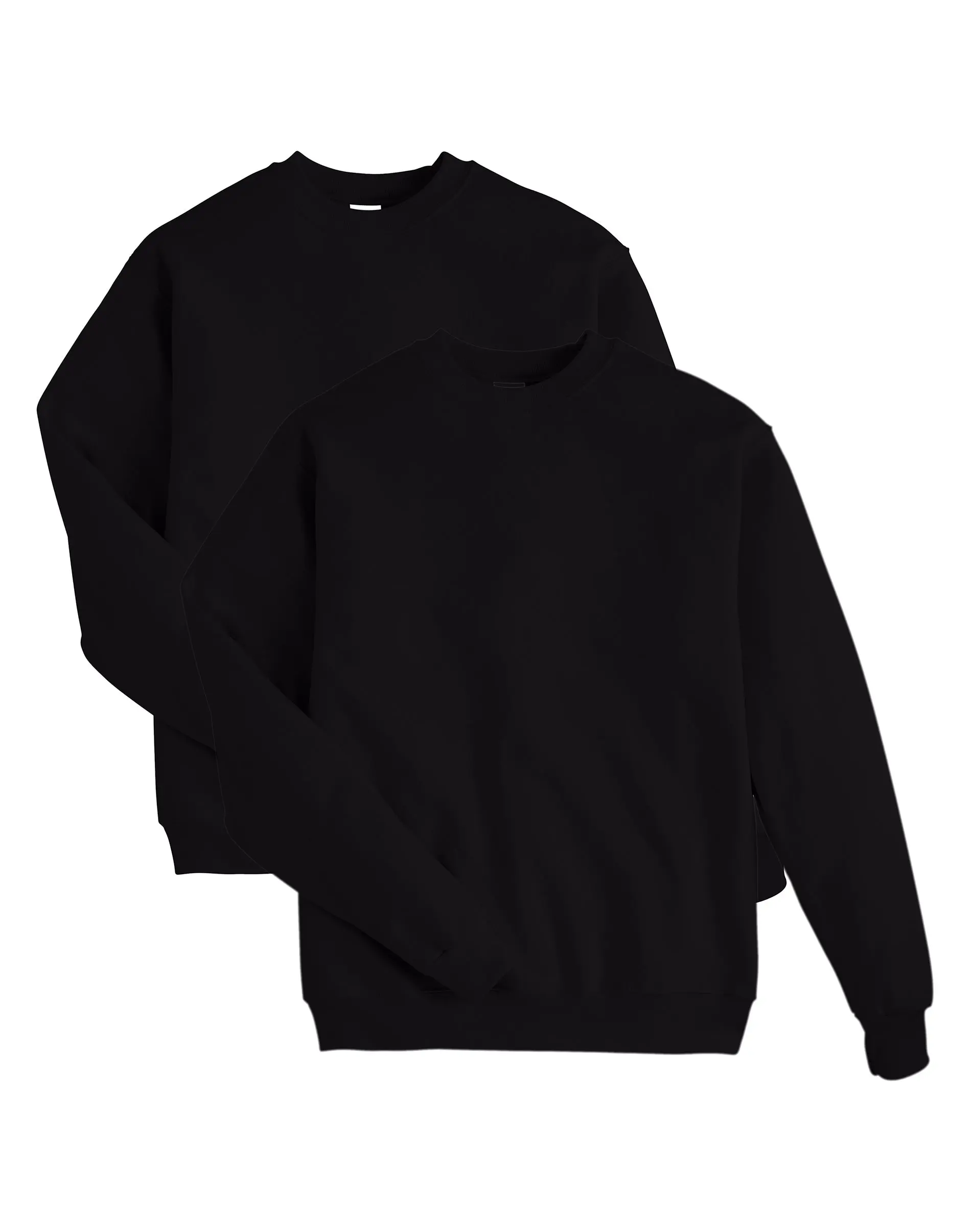 Hanes Ecosmart Men's Fleece Sweatshirt Value 2-pack Big & Tall Sizes Crewneck Underwear Multi Pack Comfortable Fit Soft Stretch Fabric Breathable Amz9