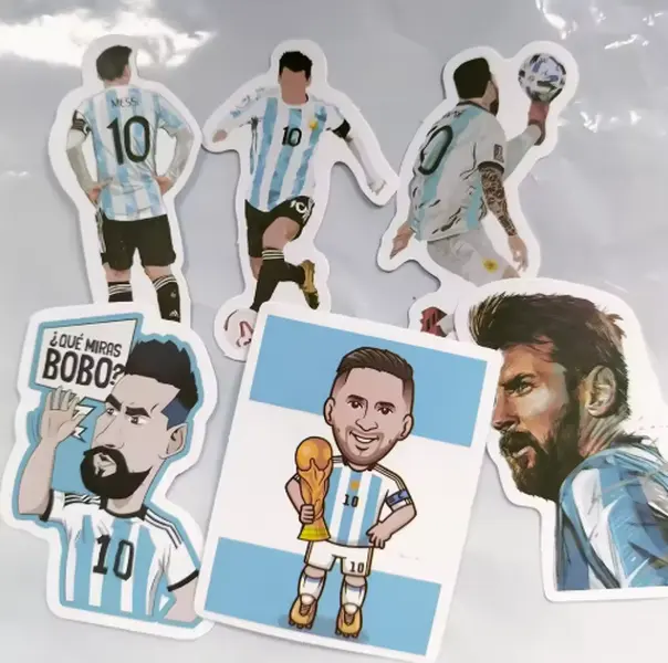 Messi World Cup Champion Sticker Pack | Phone, Laptop, Bike Decals