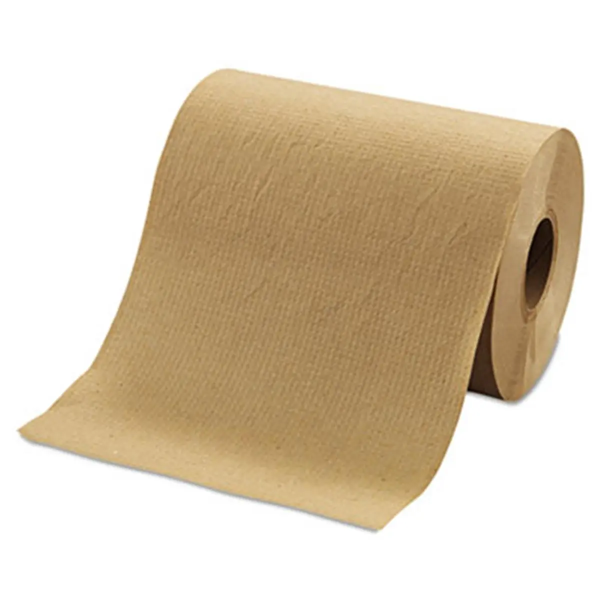 212 MAIN Mor R12350 Kraft Paper Hardwound Long Roll Hand Towels, 8 In. X 350 Ft., Brown, Smooth & Nonabrasive Wipes, Wet-Durable, General Purpose Cleaning, Home Bathroom Supplies