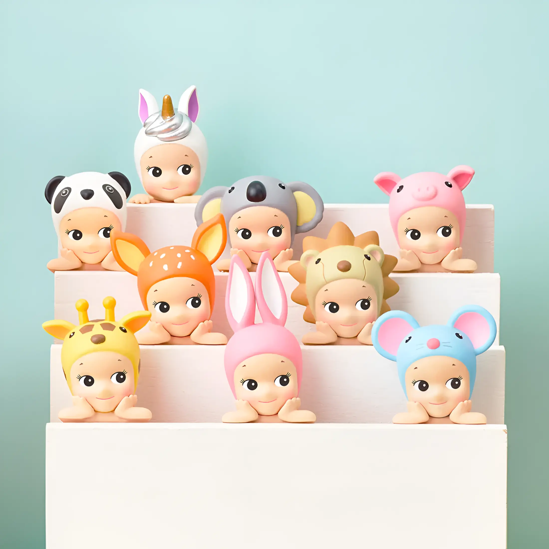 Sonny Angel Animal Hippers Blind Box | Kawaii Mystery Mini Figure | Cute Animal Collectible Toy | Sealed Surprise Gift