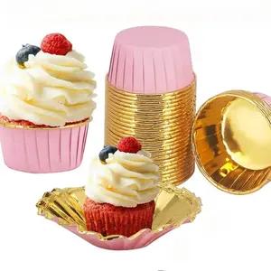 Uncovered Cake Paper Cups, Ideal for Baking, Bakeware, Oil-Resistant Liner, Perfect for Parties, Weddings, Holidays, Daily Use