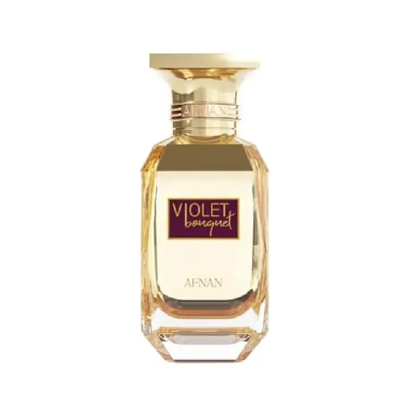 Afnan Violet Bouquet Eau de Parfum, Elegant Floral Bouquet Women's Fragrance, 3.0 oz for Women, Elegant Women's Fragrance