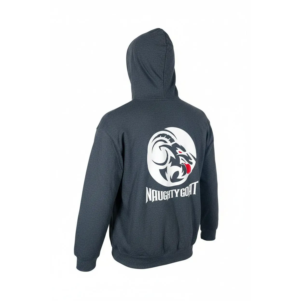 Men's Naughty Goat Attitude Graphic Hoodie - Untamed, Basics, All Seasons, Athletic, Casual, Holds Shape