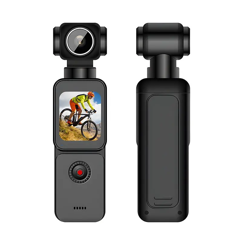 4K Handheld HD Panoramic Rotating Action Camera - USB Y15 Portable Anti-Shake Waterproof Video Camcorder for Vlogging Daily Life