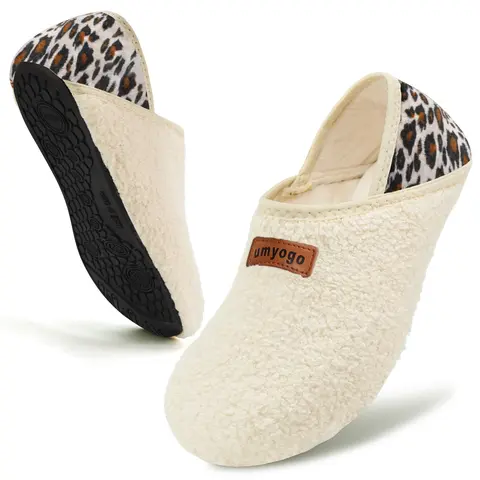 House Slippers With Non-Slipsole Slipon ForWomen And Men, Adults Rubber SoleSlippers, Fuzzy Loafer, Footwear ShoeSlide Comfort Slippers With Non-SlipsoleSlipon For Indoor Portableslippers For HomeTravel Hotel Walking Shoes Girl Flipflop Beige Boy